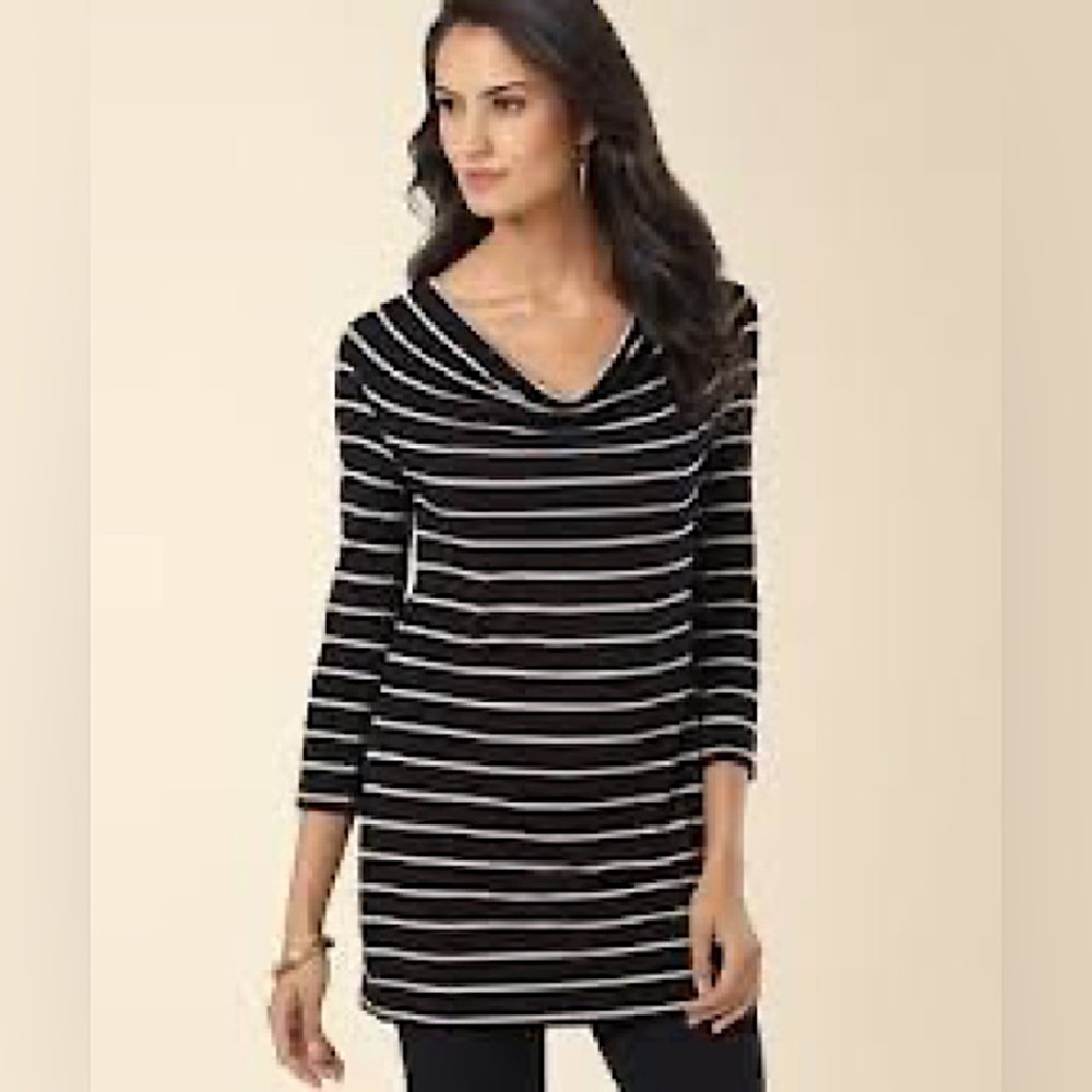 Soma Drape Tunic Energy Stripe